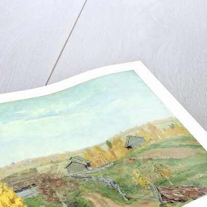 Golden Autumn in the Village, 1889 by Isaak Ilyich Levitan