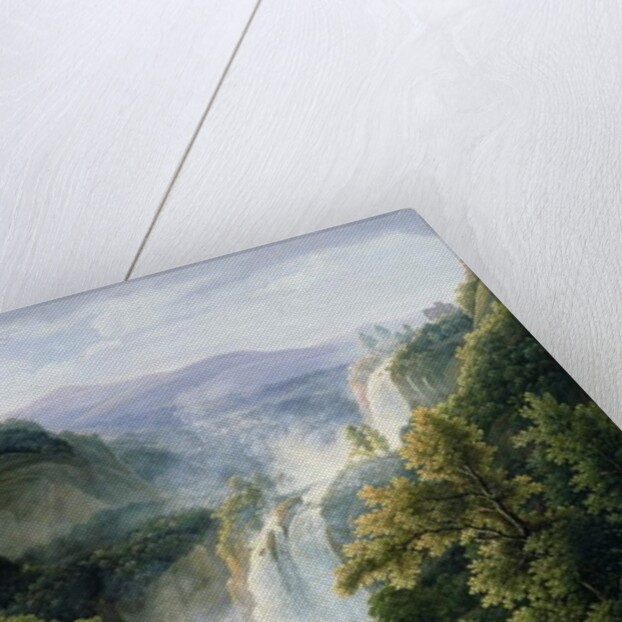 The Caduta delle Marmore Waterfall on the River Velino, 1819 by Fedor Mikhailovich Matveev