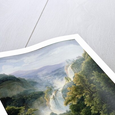 The Caduta delle Marmore Waterfall on the River Velino, 1819 by Fedor Mikhailovich Matveev