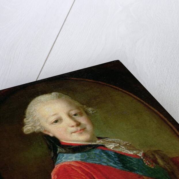 Portrait of Pavel Petrovich 1761 by Fedor Stepanovich Rokotov