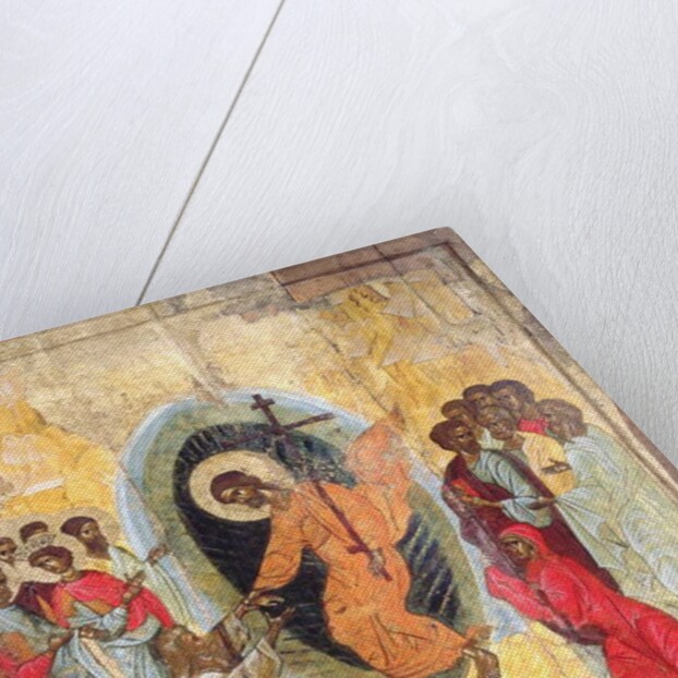 Christ's Descent into Hell, Russian icon, Novgorod School, late 14th century by Russian School