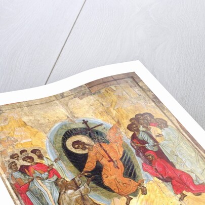Christ's Descent into Hell, Russian icon, Novgorod School, late 14th century by Russian School