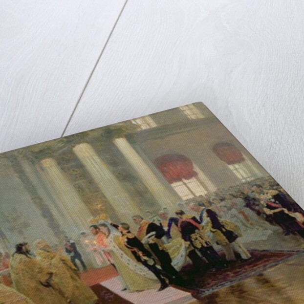 The Marriage of Tsar Nicholas II and Alexandra Feodorovna 1894 by Ilya Efimovich Repin