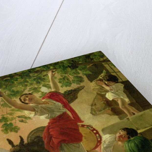 Girl Gathering Grapes near Naples, 1827 by Karl Pavlovich Bryullov