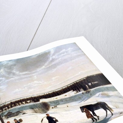 Winter Landscape, or Russian Winter, 1827 by Nikifor Stepanovich Krylov