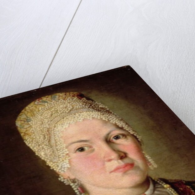Portrait of a Woman in Russian Costume, 1769 by School Russian