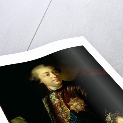 Portrait of Ivan Ivanovich Shuvalov President of the Academy of Arts by Anton Pavlovich Losenko