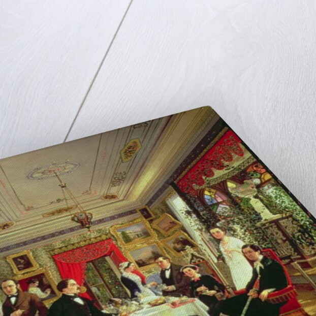 At the Tea Table by Alexei Yakovlevich Voloskov