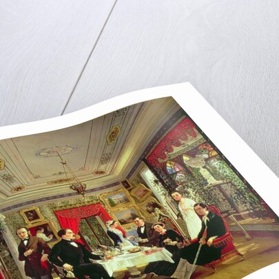 At the Tea Table by Alexei Yakovlevich Voloskov