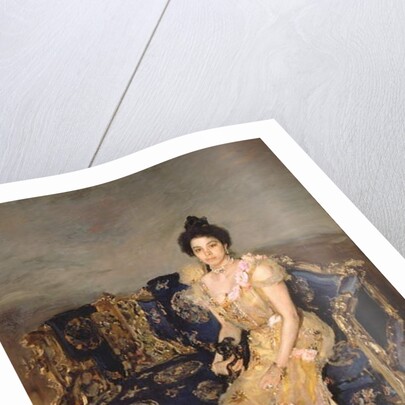 Portrait of Sofia Mikhailovna Botkina, 1899 by Valentin Aleksandrovich Serov