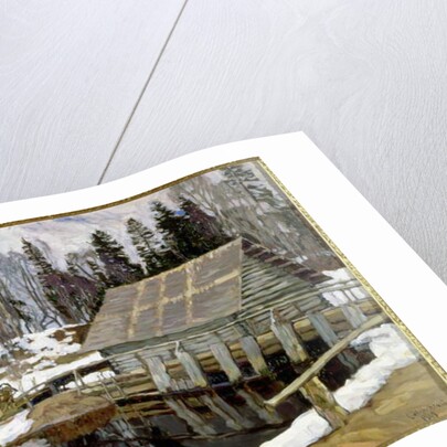 The Dam, 1909 by Stanislav Julianovic Zukovskij