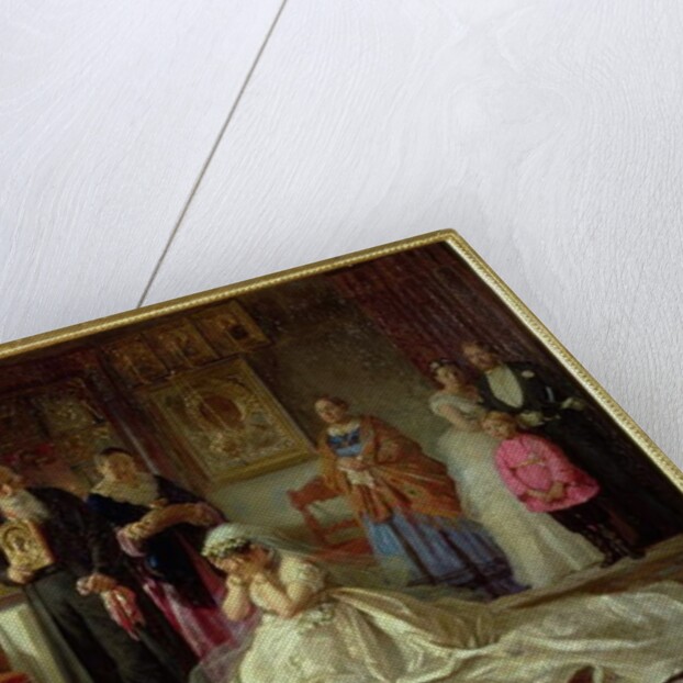 Before the Wedding, 1874 by Firs Sergeevich Zhuravlev