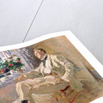 Portrait of the Opera Singer Feodor Ivanovich Chaliapin 1911 by Konstantin Alekseevich Korovin