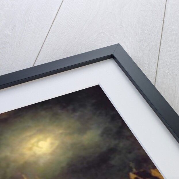 Fire in the Village by Leonid Ivanovich Solomatkin