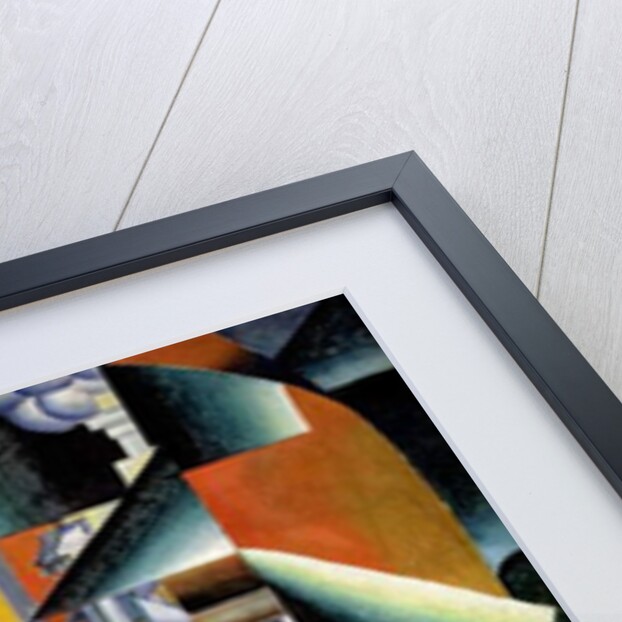 Portrait of the Artist Ivan Vasilievich Klyun as a Builder, 1911 by Kazimir Severinovich Malevich