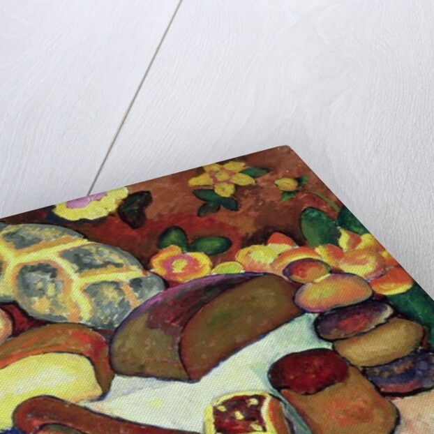 Still Life with Loaves of Bread by Ilya Ivanovich Mashkov