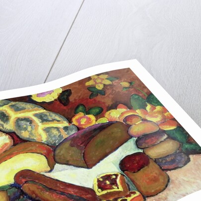 Still Life with Loaves of Bread by Ilya Ivanovich Mashkov