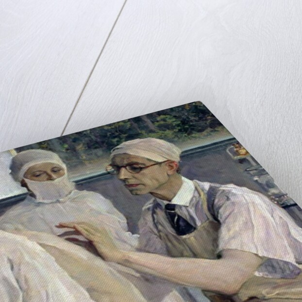 Portrait of the Surgeon Sergei Sergeevich Yudin 1933 by Mikhail Vasilievich Nesterov