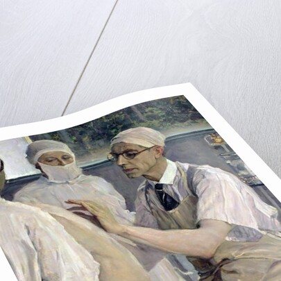 Portrait of the Surgeon Sergei Sergeevich Yudin 1933 by Mikhail Vasilievich Nesterov