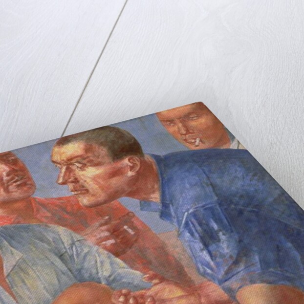 Labourers, 1926 by Kuzma Sergeevich Petrov-Vodkin