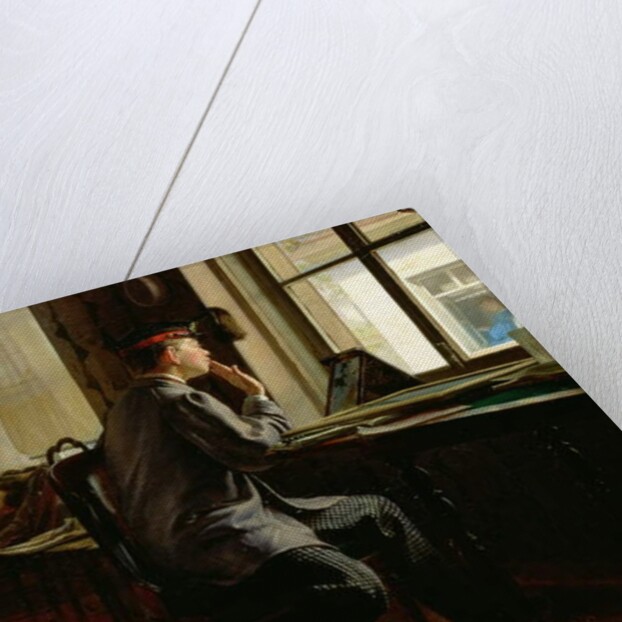 Preparing for Examinations, 1864 by Ilya Efimovich Repin