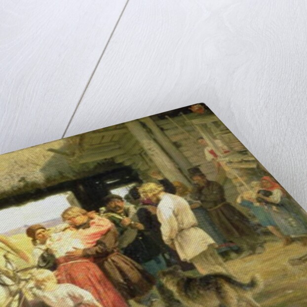 The Leave-Taking of the New Recruit, 1879 by Ilya Efimovich Repin