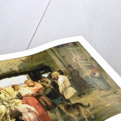 The Leave-Taking of the New Recruit, 1879 by Ilya Efimovich Repin