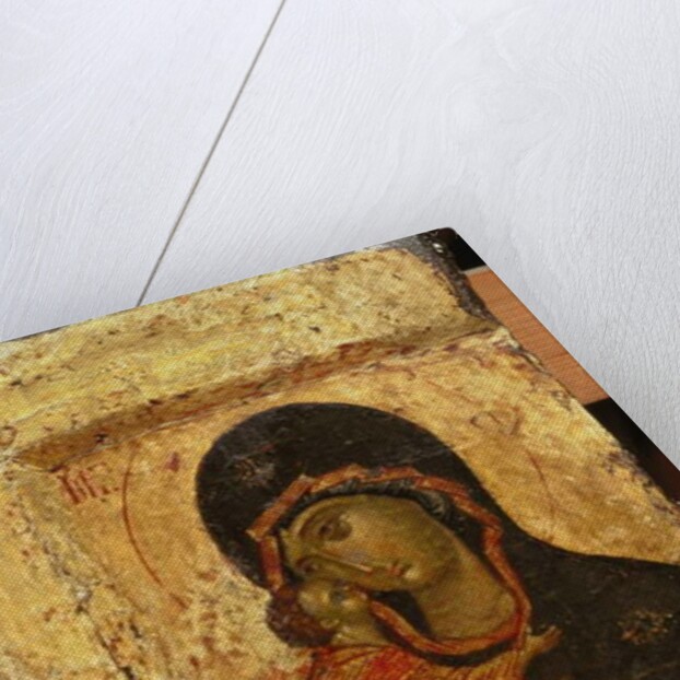 The Vladimir Madonna and Child, Russian icon, Moscow School by Andrei Rublev