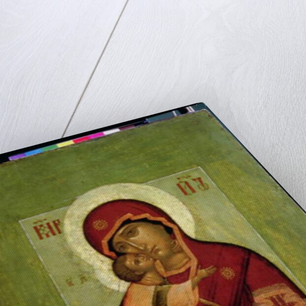 The Vladimir Madonna of Humility, Russian icon by Simon Ushakov