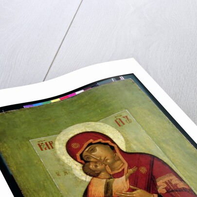 The Vladimir Madonna of Humility, Russian icon by Simon Ushakov