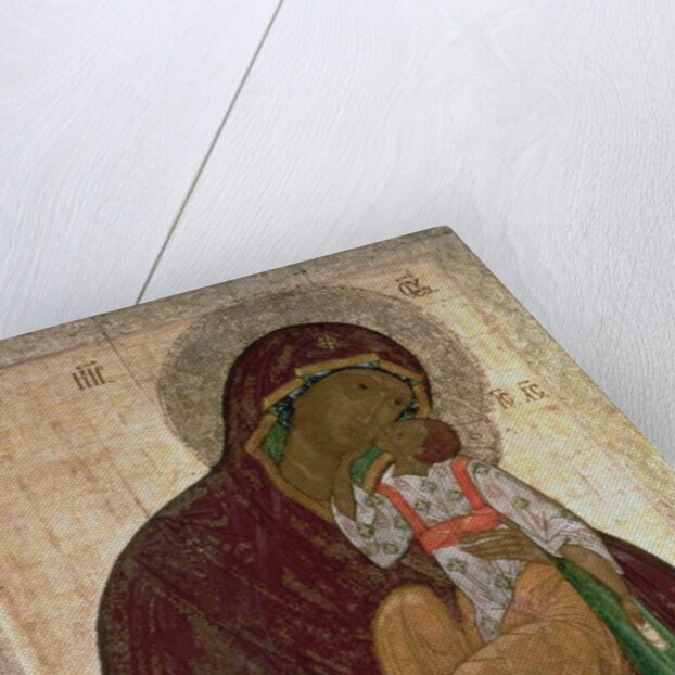 The Yakhroma Madonna of Humility, Russian icon, possibly School of Pskov by Russian School