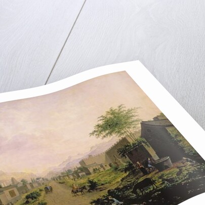 A Town in China, 1864 by Anton Mikhailovich Legashov