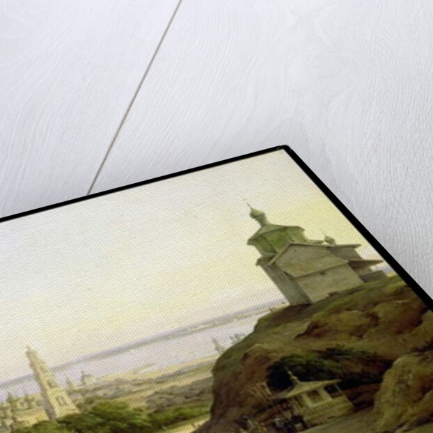 View of Yuryevets, on the Volga, 1851 by Nikanor Grigor'evich Chernetsov