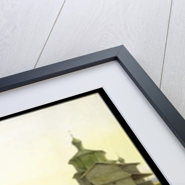 View of Yuryevets, on the Volga, 1851 by Nikanor Grigor'evich Chernetsov