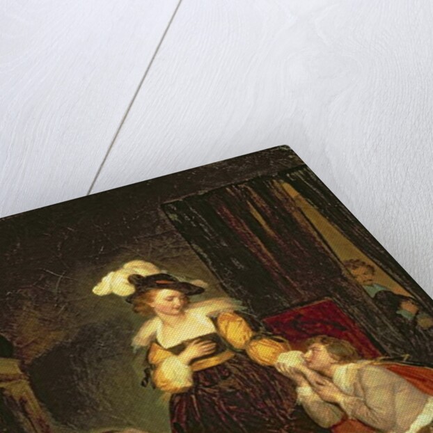 Mary Queen of Scots with Rizzio, c.1830 by Alexandre Evariste Fragonard