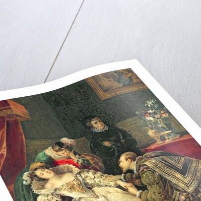 Mary Queen of Scots by Antoinette Cecile Hortense Lescot Haudebourt