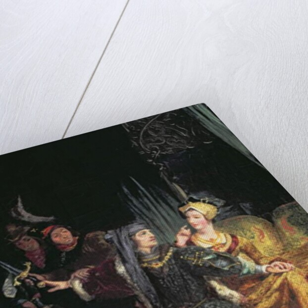 Charles VI and Odette de Champdivers, c.1824-26 by Ferdinand Victor Eugene Delacroix