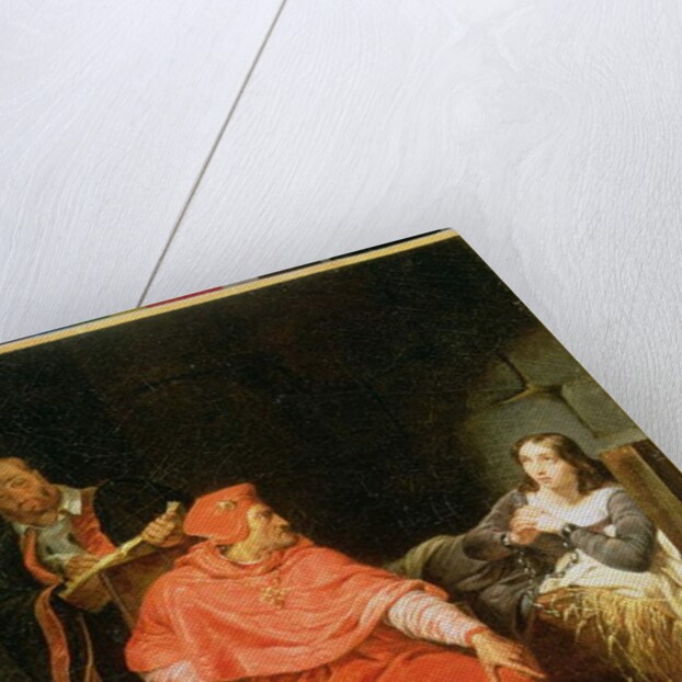 Joan of Arc Interrogated by the Cardinal of Winchester, c.1824 by Hippolyte Delaroche