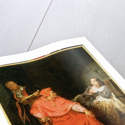 Joan of Arc Interrogated by the Cardinal of Winchester, c.1824 by Hippolyte Delaroche