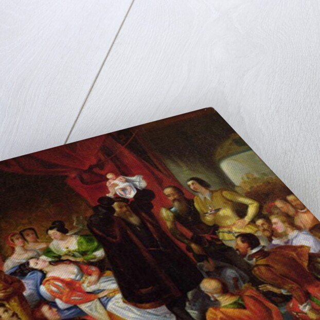 The Birth of Henri IV, c.1827 by Eugene Deveria