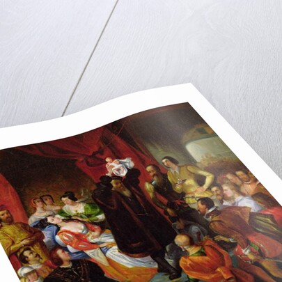 The Birth of Henri IV, c.1827 by Eugene Deveria