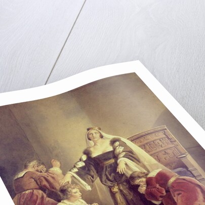 Queen Elizabeth Bidding Farewell to Her Sons, 19th century by Alexandre Evariste Fragonard