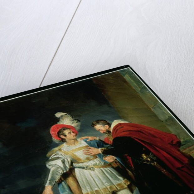 Rodrigo de Vivar, 'El Cid' and his father, Don Diego, c.1827 by Alexandre Evariste Fragonard