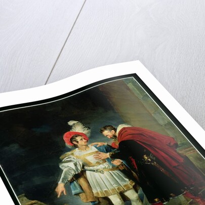 Rodrigo de Vivar, 'El Cid' and his father, Don Diego, c.1827 by Alexandre Evariste Fragonard