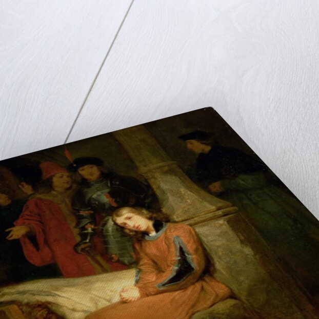 Joan of Arc before Charles VII c.1833 by Gillot Saint-Evre