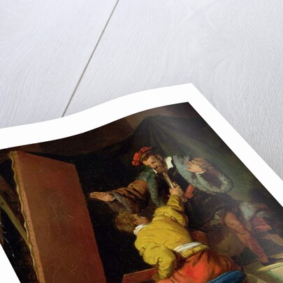 Aretino in the Studio of Tintoretto, 19th century by Alexandre Evariste Fragonard