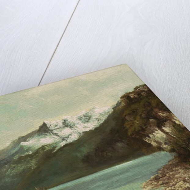 Lake Geneva and the Dents du Midi, 1877 by Gustave Courbet