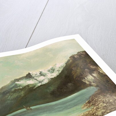 Lake Geneva and the Dents du Midi, 1877 by Gustave Courbet