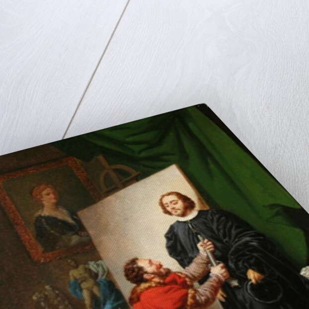 Aretino in the studio of Tintoretto, c.1822 by Pierre-Nolasque Bergeret