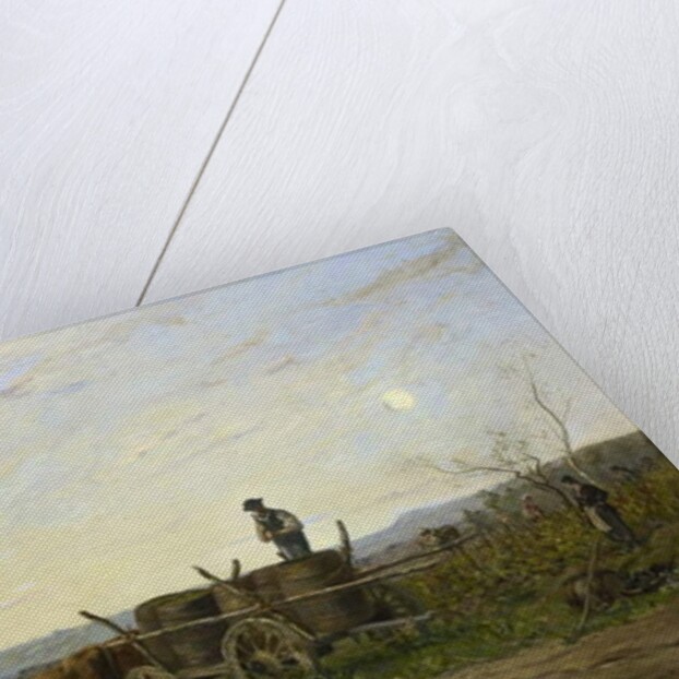 Harvesting in the morning, 1876 by Hippolyte Camille Delpy